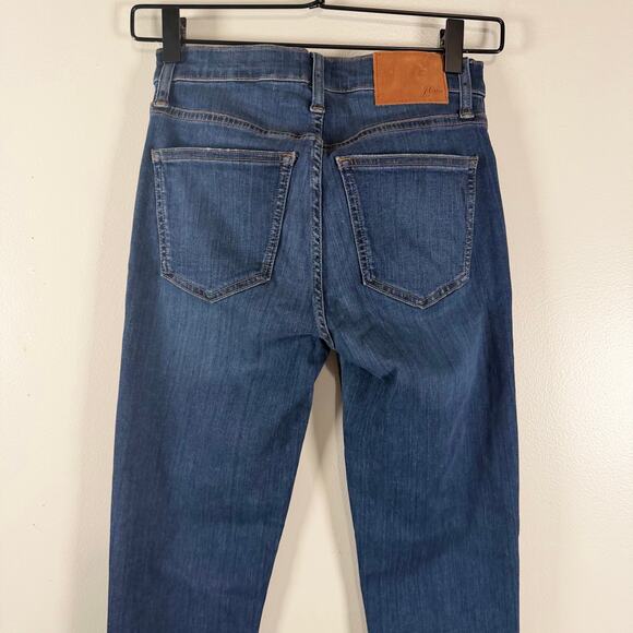 NWT J.Crew 9" High Rise Toothpick Jeans Dark Wash Blue Stretch Denim Size 24 - Picture 7 of 13
